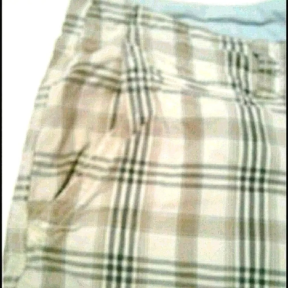 American Eagle Retro Longboard Grandpa Plaid Shorts Waist 33